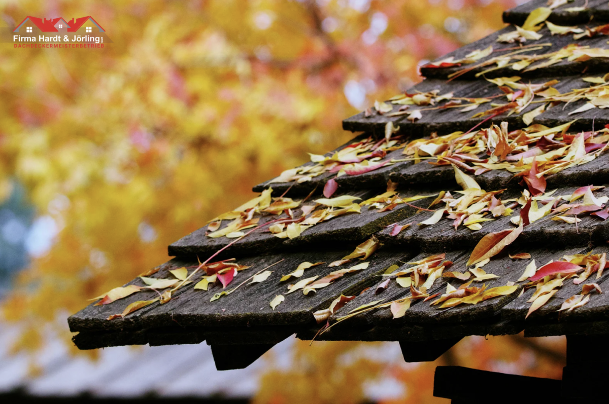 Dach im Herbst
